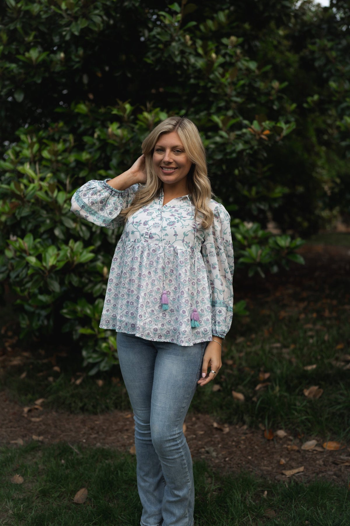 Soft Lavender Vine Top