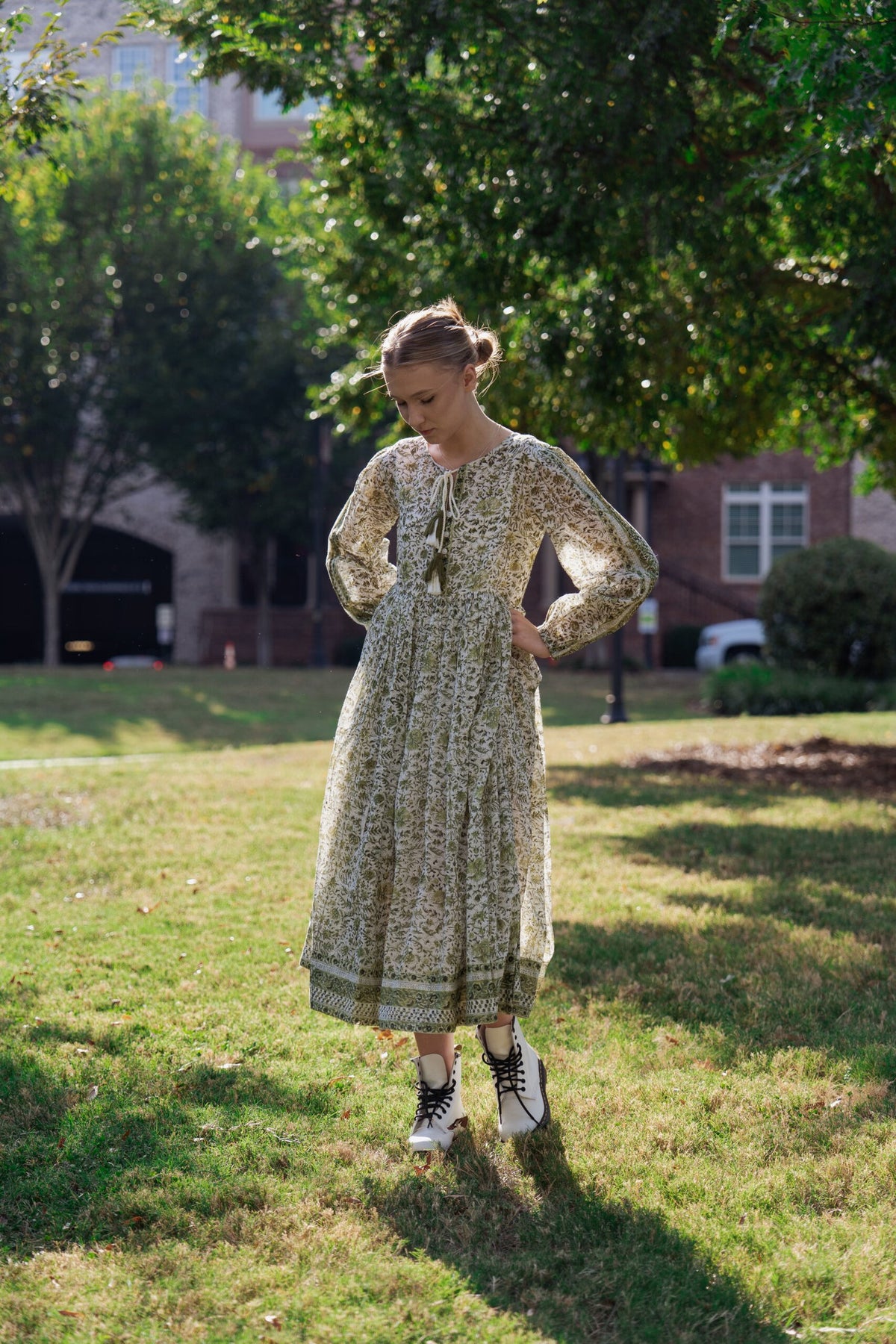 Van Vihar Block-Printed Maxi Dress