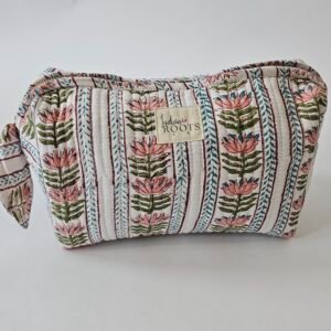 Hand Block Printed Pouch~