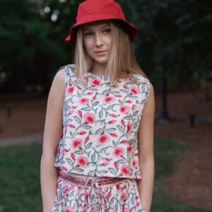 Blush bloom Crop Top