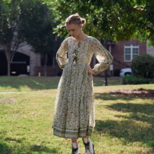 Van Vihar Block-Printed Maxi Dress