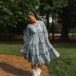 Blue Meadow Maxi dress